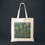 Bolso De Tela Claude Monet - Nieves Y Puente Japonés<br><div class="desc">Claude Monet - Nieves Y Puente Japonés</div>