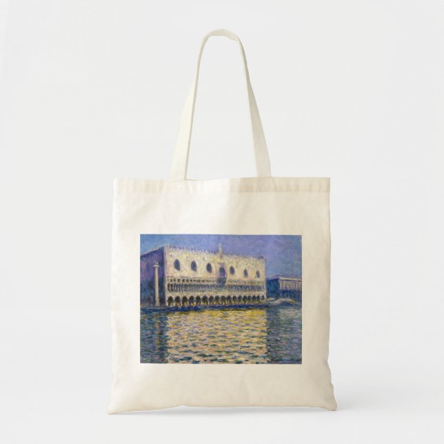 Bolso De Tela Claude Monet - Palacio de los perros (Frente)
