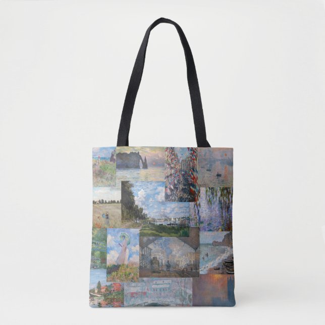 Bolso De Tela Claude Monet - Patchwork (Anverso)