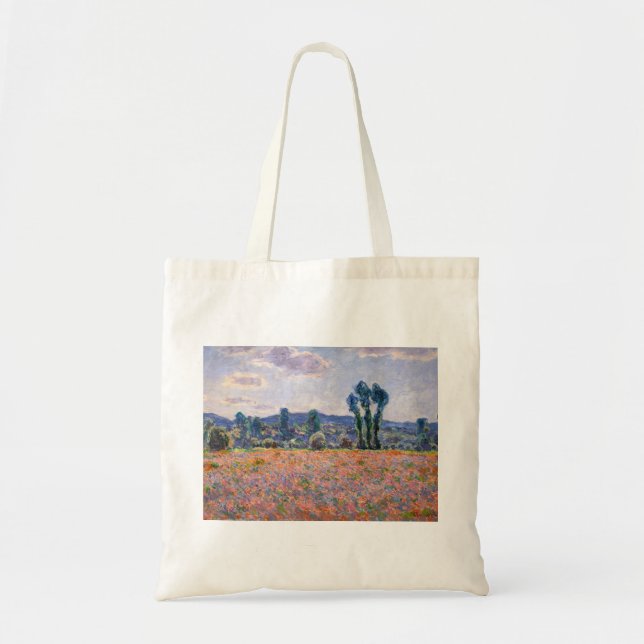 Bolso De Tela Claude Monet - Poppy Field 1890 (Giverny) (Frente)
