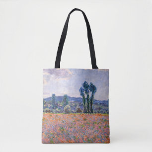Bolso De Tela Claude Monet - Poppy Field 1890 (Giverny)