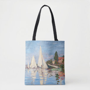 Bolso De Tela Claude Monet - Regattas en Argenteuil