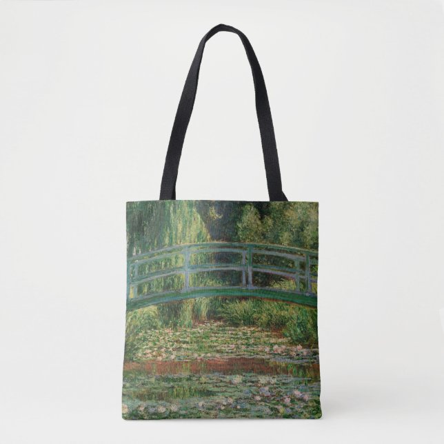 Bolso De Tela Claude Monet-The Japanese Footbridge (Anverso)
