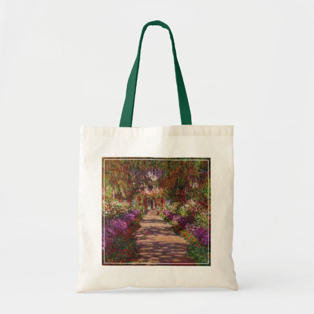 Bolso De Tela Claude Monet | Una ruta en el jardín de Monet (Frente)