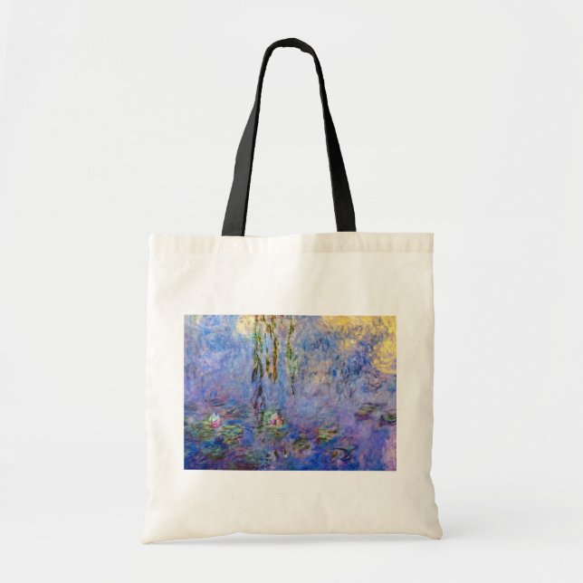 Bolso De Tela Claude Monet - Water Lilies (Frente)