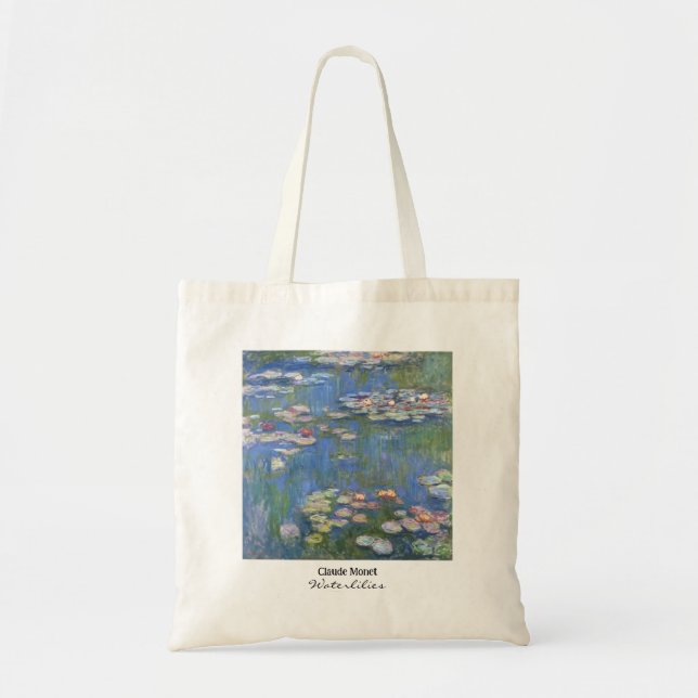 Bolso De Tela Claude Monet // Water Lilies (Frente)