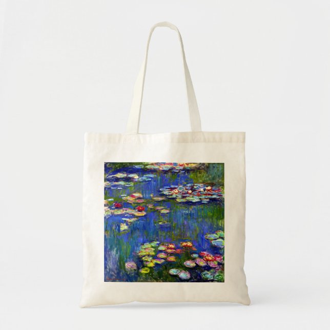 Bolso De Tela Claude Monet Water Lilies (Frente)