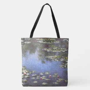 Bolso De Tela Claude Monet, Water Lilies, 1906, Blue