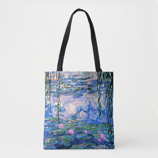 Bolso De Tela Claude Monet - Water Lilies, 1919, (Anverso)