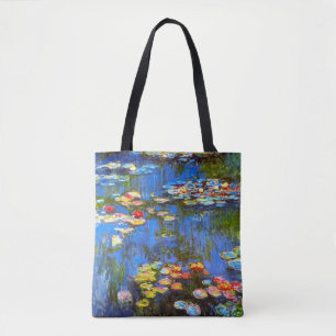 Bolso De Tela Claude Monet, Water Lilis, Impresionista