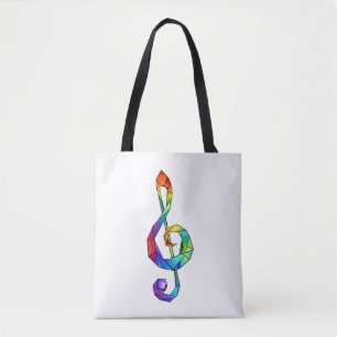 Bolso De Tela Cláusula musical del arcoiris