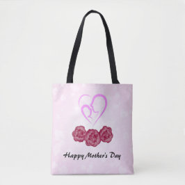 Bolso De Tela Clavel del Día de la Madre para Madre e Hijo
