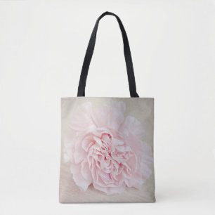 Bolso De Tela Clavel rosado bonito todo encima - imprima la