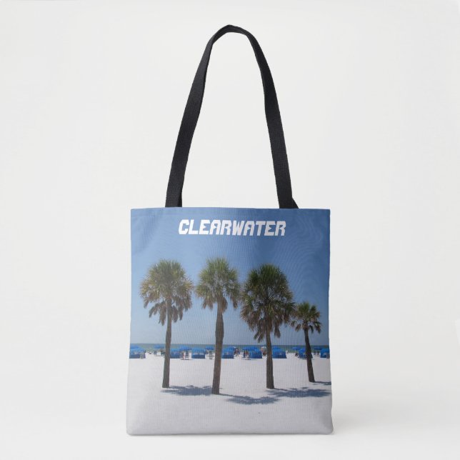 Bolso De Tela Clearwater Beach, Florida Tote Bag (Anverso)