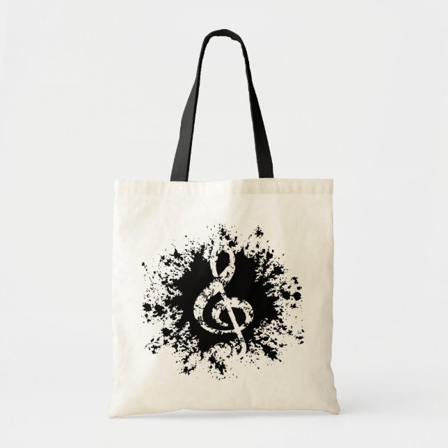 Bolso De Tela Clef agudo Splat (Frente)