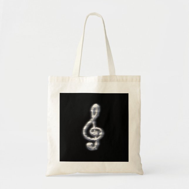 Bolso De Tela Clef de música (Frente)