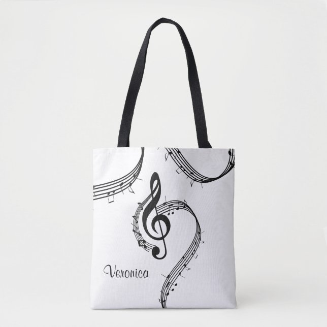 Bolso De Tela Clef de Sol Climático (Anverso)