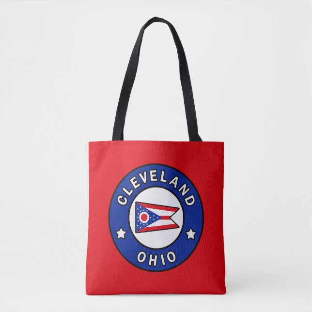 Bolso De Tela Cleveland Ohio (Anverso)