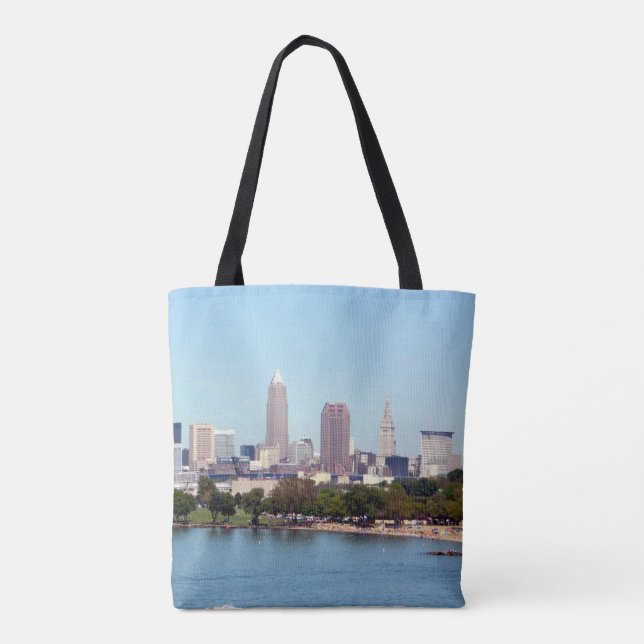 Bolso De Tela Cleveland, Ohio Lake View Tote Bag (Reverso)