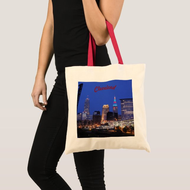 Bolso De Tela Cleveland Riverview Night Tote Bag (Anverso (producto))