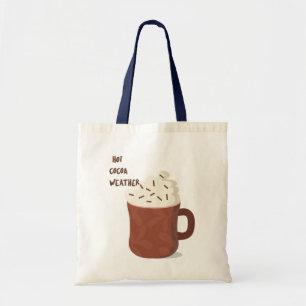 Bolso De Tela Clima de cacao caliente