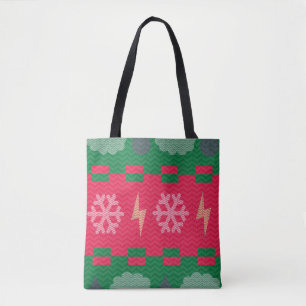 Bolso De Tela Clima de suéter Navidad Humor Diversión