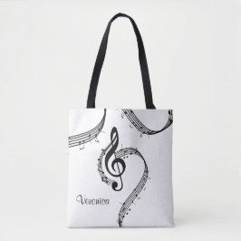 Bolso De Tela Climactic G Clef