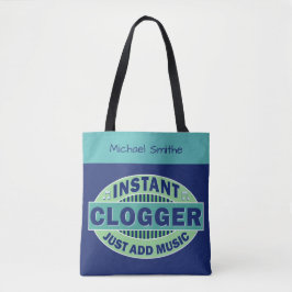 Bolso De Tela Clogger inmediato apenas añade nombre de encargo