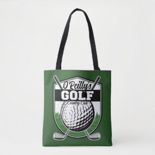 Bolso De Tela Club Campestre Personalizado Golf Golf Player Pro
