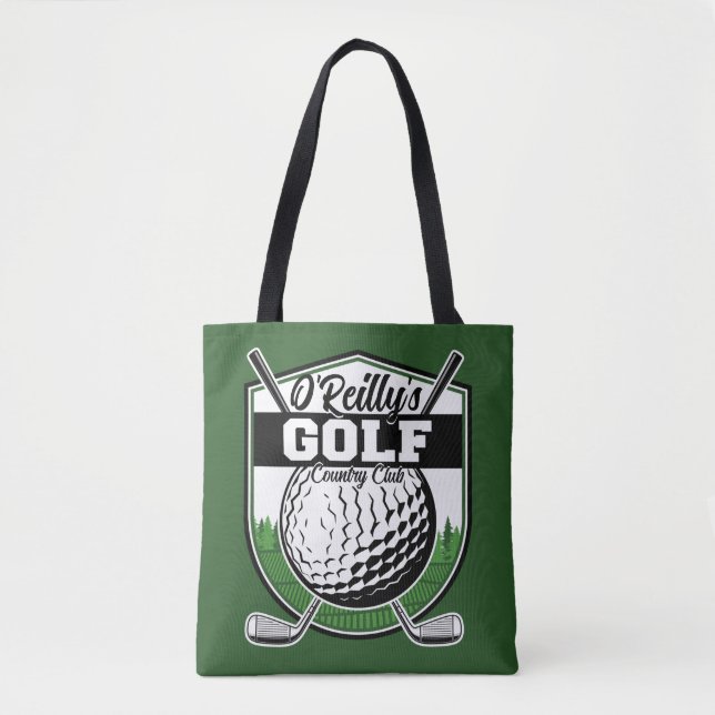 Bolso De Tela Club Campestre Personalizado Golf Golf Player Pro (Anverso)