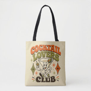 Bolso De Tela Club de Amantes de Cócteles