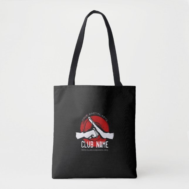 Bolso De Tela Club de Artes Marciales (Anverso)