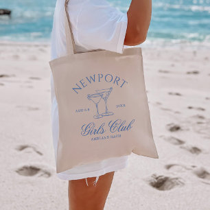 Bolso De Tela Club de Chicas Coastal Bachelorette Weekend