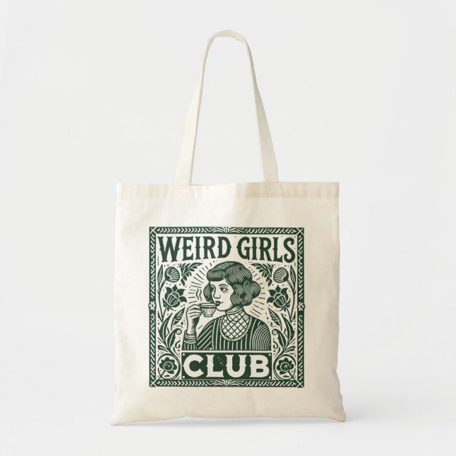Bolso De Tela Club de Chicas Raras (Frente)