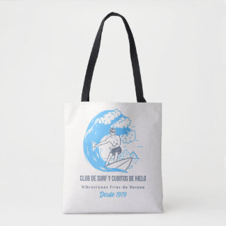 Bolso De Tela Club de Cubo de Surf e Ice