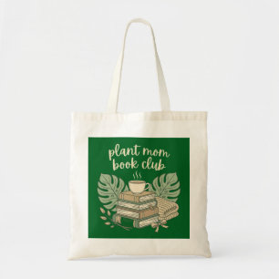 Bolso De Tela Club de lectura de mamá de plantas