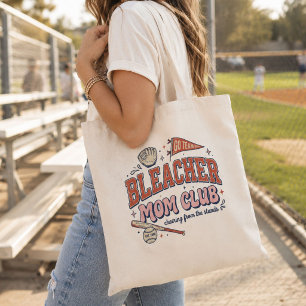Bolso De Tela Club de Mamá de Grada Vintage Mamá de Béisbol