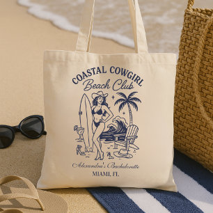 Bolso De Tela Club de soltera Coastal Cowgirl Beach