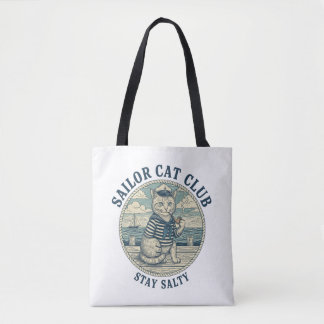 Bolso De Tela Club del Gato Marinero