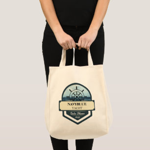 Bolso De Tela Club náutico de la Marina Azul