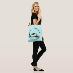 Bolso De Tela Club náutico de la Marina Azul