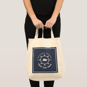 Bolso De Tela Club náutico de la Marina Azul