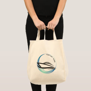 Bolso De Tela Club náutico de la Marina Azul