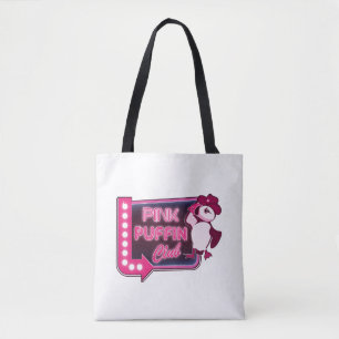 Bolso De Tela Club Pink Puffin