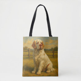 Bolso De Tela Clumber Spaniel