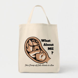 Bolso De Tela Clump of Cells or Baby PRO-LIFE