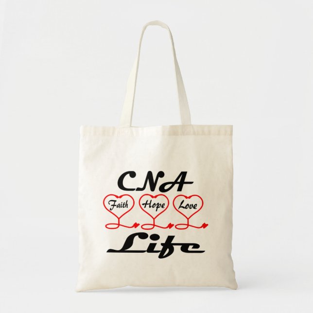 Bolso De Tela CNA Esperanza Amor Fe (Frente)