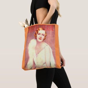 Bolso De Tela Cobertura del programa de teatro Ziegfeld 1928 Mar