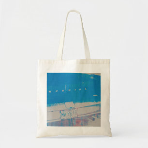 Bolso De Tela Coche azul
