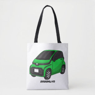 Bolso De Tela Coche de pequeño tamaño verde